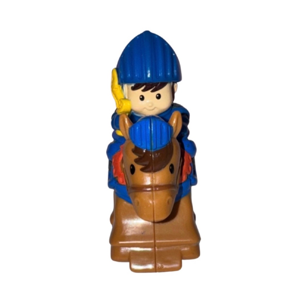 Mike the Knight yellow sword Klip Klop little people- Fisher-Price castle